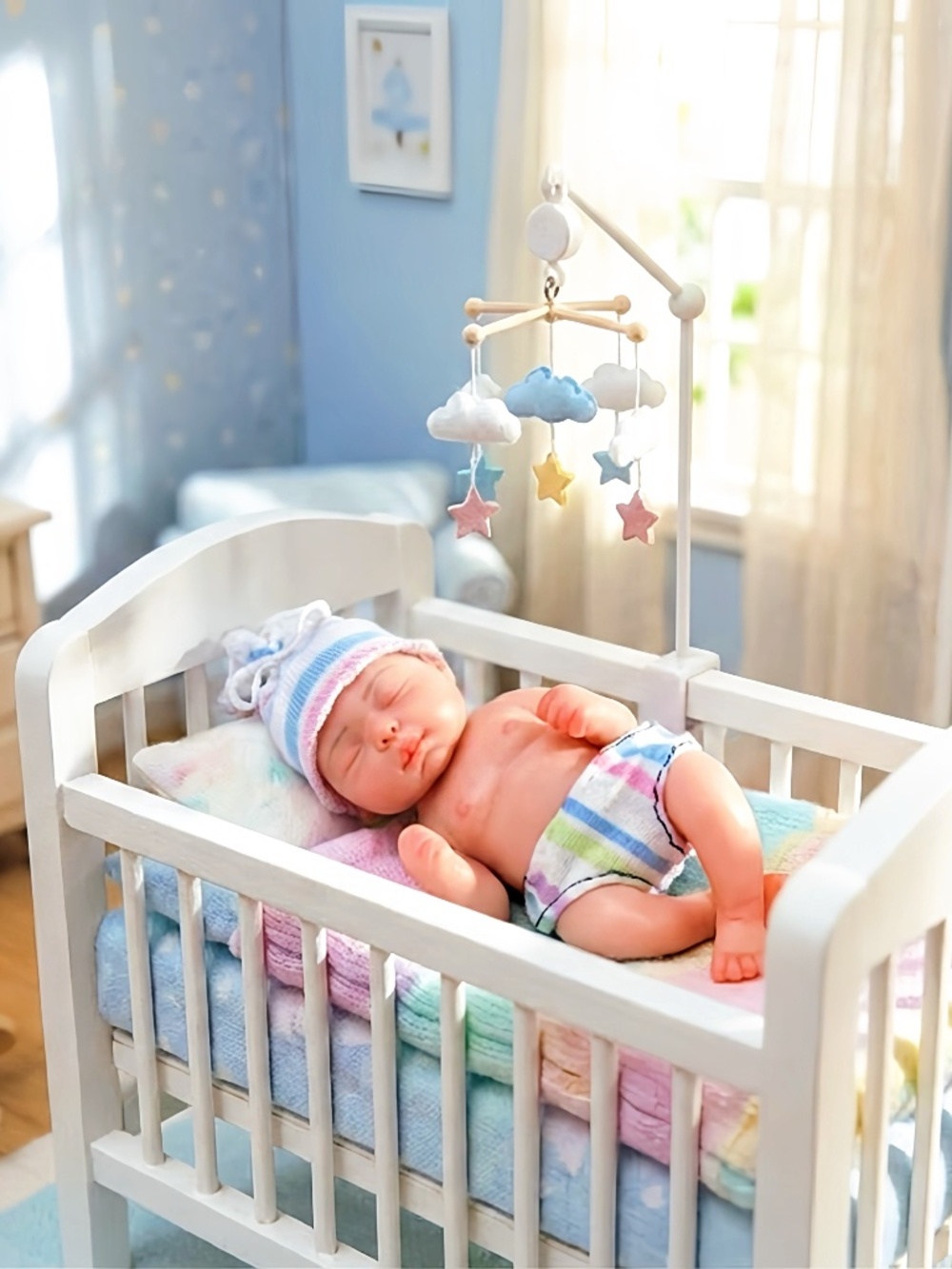 Polymer Clay Baby Doll (4.45 in.)